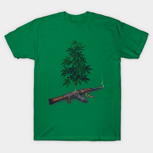 Casualties of Weed 47 T-Shirt by Unboxed Mind of J.A.Y LLC 